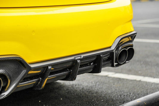 BMW 3 Series 330i M340i G20 Pre-LCI 2019 2020 2021 2022 with Aftermarket Parts - AE Style Rear Diffuser Carbon Fiber from ArmorExtend