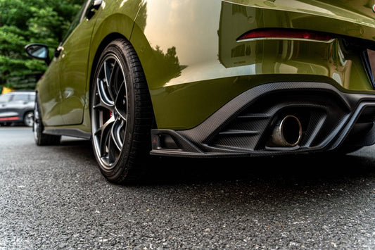 Volkswagen GTI & R-line MK8 2022 2023 2024 with Aftermarket Parts - AE Rear Diffuser Carbon Fiber from ArmorExtend