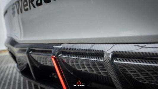 Mercedes Benz A-Class A45/A35/A250/A220 W177 2019 2020 2021 2022 2023 2024 with Aftermarket Parts - AE Style Rear Diffuser Carbon Fiber from ArmorExtend