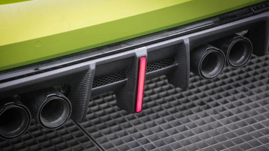 BMW M3 G80 G81 2021 2022 2023 2024 & M4 G82 G83 2021 2022 2023 2024 with Aftermarket Parts - AE V2 Style Rear Diffuser & Canards Carbon Fiber from ArmorExtend