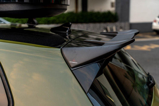 Volkswagen GTI & R-line MK8 2020 2021 2022 2023 2024 with Aftermarket Parts - AE Style Rear Roof Spoiler Carbon Fiber from ArmorExtend