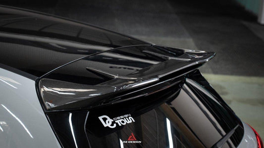 Mercedes Benz A-Class A45/A35/A250/A220 W177 2019 2020 2021 2022 2023 2024 with Aftermarket Parts -AE Rear Roof Spoiler Carbon Fiber from ArmorExtend