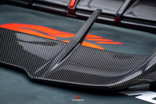 Mercedes Benz A-Class A45/A35/A250/A220 W177 2019 2020 2021 2022 2023 2024 with Aftermarket Parts -AE Rear Roof Spoiler Carbon Fiber from ArmorExtend