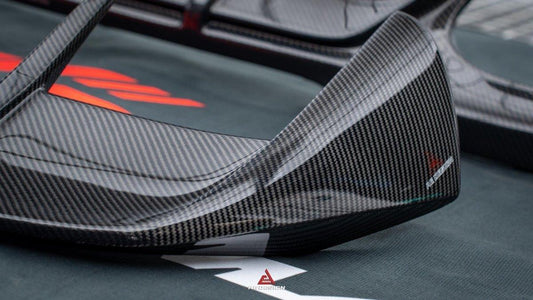 Mercedes Benz A-Class A45/A35/A250/A220 W177 2019 2020 2021 2022 2023 2024 with Aftermarket Parts -AE Rear Roof Spoiler Carbon Fiber from ArmorExtend