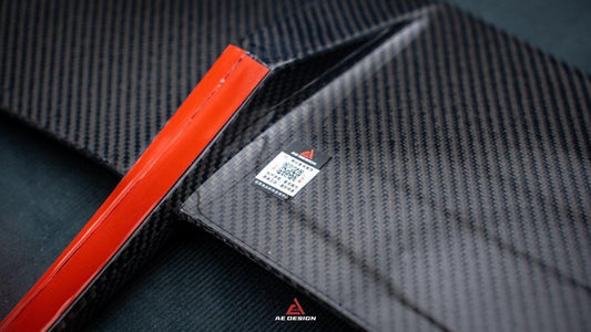 Mercedes Benz A-Class A45/A35/A250/A220 W177 2019 2020 2021 2022 2023 2024 with Aftermarket Parts -AE Rear Roof Spoiler Carbon Fiber from ArmorExtend