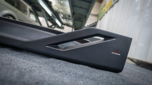 BMW M3 G80 G81 2021 2022 2023 2024 & M4 G82 G83 2021 2022 2023 2024 with Aftermarket Parts - AE Style Side Skirts Carbon Fiber from ArmorExtend
