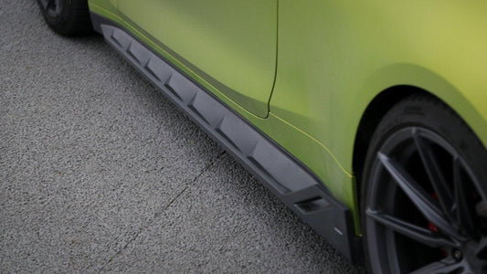 BMW M3 G80 G81 2021 2022 2023 2024 & M4 G82 G83 2021 2022 2023 2024 with Aftermarket Parts - AE Style Side Skirts Carbon Fiber from ArmorExtend