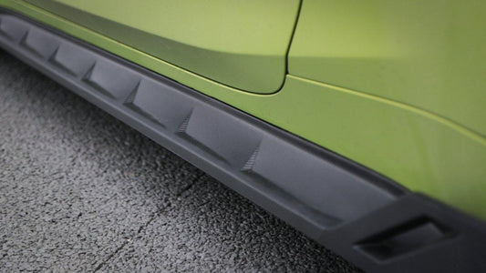 BMW M3 G80 G81 2021 2022 2023 2024 & M4 G82 G83 2021 2022 2023 2024 with Aftermarket Parts - AE Style Side Skirts Carbon Fiber from ArmorExtend