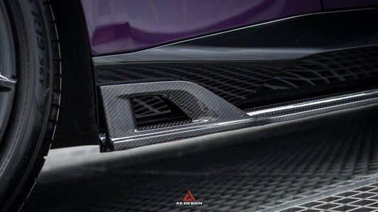 BMW 2 Series G42 230i M240i 2022 2023 2024 with Aftermarket Parts - AE Style Side Skirts Carbon Fiber from ArmorExtend