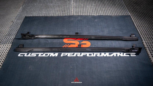 BMW 2 Series G42 230i M240i 2022 2023 2024 with Aftermarket Parts - AE Style Side Skirts Carbon Fiber from ArmorExtend