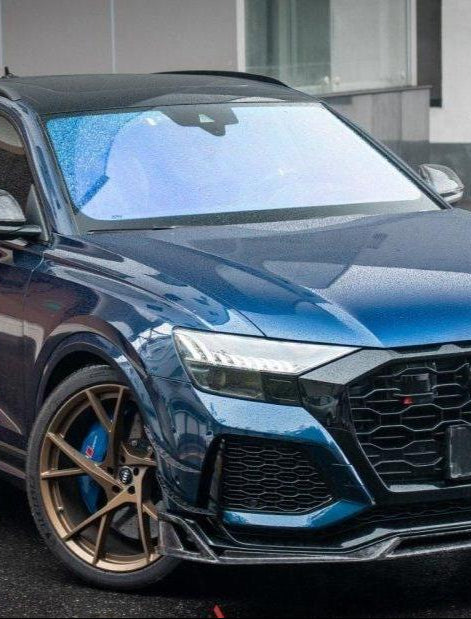 Audi RSQ8 2021 2022 2023 2024 with Aftermarket Parts - AE Style Front Canards Carbon Fiber from ArmorExtend