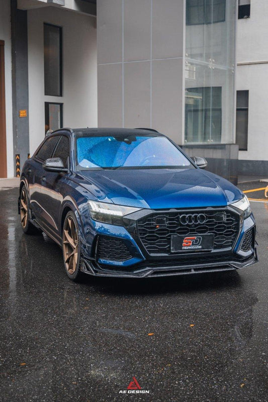 Audi RSQ8 2021 2022 2023 2024 with Aftermarket Parts - AE Style Front Canards Carbon Fiber from ArmorExtend