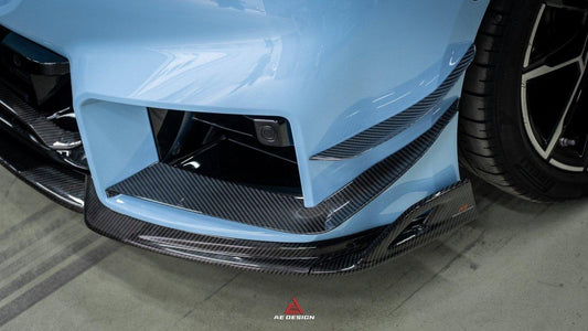 BMW M2 & M2C G87 2023-ON?with Aftermarket Parts - AE Style Front Canards Carbon Fiber from ArmorExtend