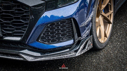 Audi RSQ8 2021 2022 2023 2024 with Aftermarket Parts - AE Front Lip Carbon Fiber from ArmorExtend