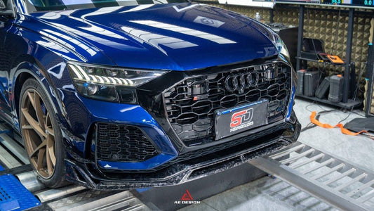Audi RSQ8 2021 2022 2023 2024 with Aftermarket Parts - AE Front Lip Carbon Fiber from ArmorExtend