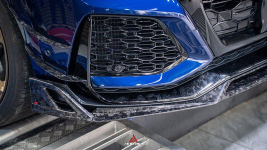 Audi RSQ8 2021 2022 2023 2024 with Aftermarket Parts - AE Front Lip Carbon Fiber from ArmorExtend