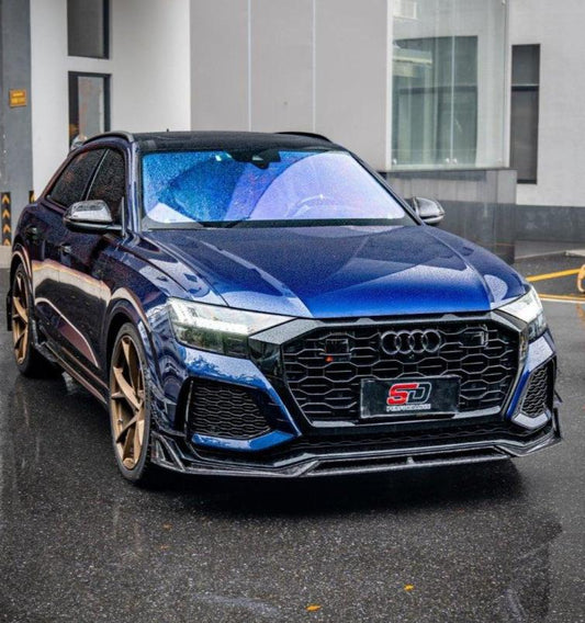 Audi RSQ8 2021 2022 2023 2024 with Aftermarket Parts - AE Front Lip Carbon Fiber from ArmorExtend