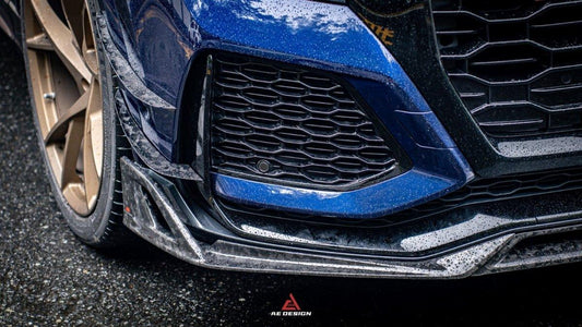 Audi RSQ8 2021 2022 2023 2024 with Aftermarket Parts - AE Front Lip Carbon Fiber from ArmorExtend
