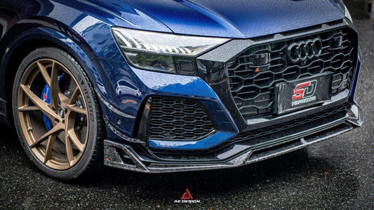 Audi RSQ8 2021 2022 2023 2024 with Aftermarket Parts - AE Front Lip Carbon Fiber from ArmorExtend
