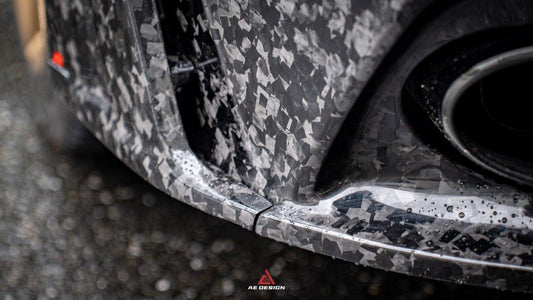 Audi RSQ8 2021 2022 2023 2024 SQ8 Q8 (requires you to upgrade the exhaust tips to RSQ8 version) 2020 2021 2022 2023 2024 with Aftermarket Parts - AE Rear Diffuser Pre-Preg Carbon Fiber from ArmorExtend