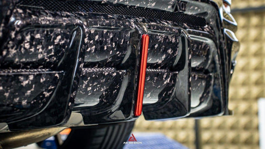 Audi RSQ8 2021 2022 2023 2024 SQ8 Q8 (requires you to upgrade the exhaust tips to RSQ8 version) 2020 2021 2022 2023 2024 with Aftermarket Parts - AE Rear Diffuser Pre-Preg Carbon Fiber from ArmorExtend