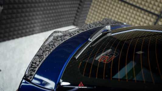 Audi Q8 SQ8 RSQ8 2020 2021 2022 2023 2024 with Aftermarket Parts - AE Rear Spoiler Carbon Fiber from ArmorExtend