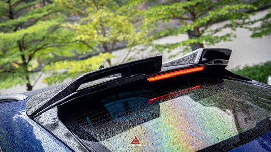 Audi RSQ8 2021 2022 2023 2024 with Aftermarket Parts -AE Roof Spoiler Carbon Fiber from ArmorExtend