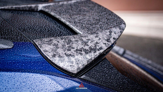 Audi RSQ8 2021 2022 2023 2024 with Aftermarket Parts -AE Roof Spoiler Carbon Fiber from ArmorExtend