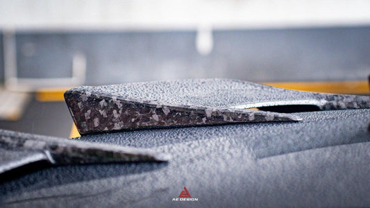 Audi RSQ8 2021 2022 2023 2024 with Aftermarket Parts -AE Roof Spoiler Carbon Fiber from ArmorExtend