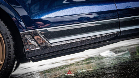 Audi Q8 SQ8 RSQ8 2020 2021 2022 2023 2024 with Aftermarket Parts - AE Side Skirts Carbon Fiber from ArmorExtend