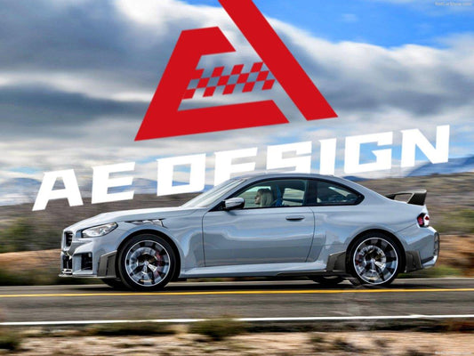 BMW M2 & M2C G87 2023 2024 with Aftermarket Parts - ART Style Side Skirts Carbon Fiber from ArmorExtend