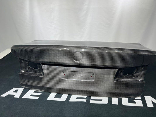 BMW M5/M5C F90 (Fits Both Pre-LCI & LCI) 2018 2019 2020 2021 2022 2023 2024 & 5 Series G30 540i M550i (Fits Both Pre-LCI & LCI) 2017 2018 2019 2020 2021 2022 2023 2024 with Aftermarket Parts - AE Rear Trunk Lid Carbon Fiber from ArmorExtend