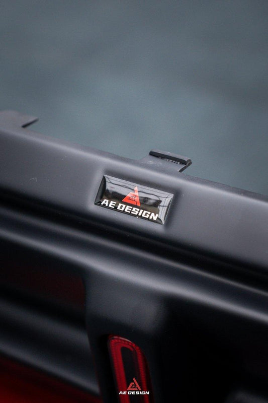 Tesla Model Y 2021 2022 2023 2024 with Aftermarket Parts - Plustic Style Rear Diffuser ABS from ArmorExtend