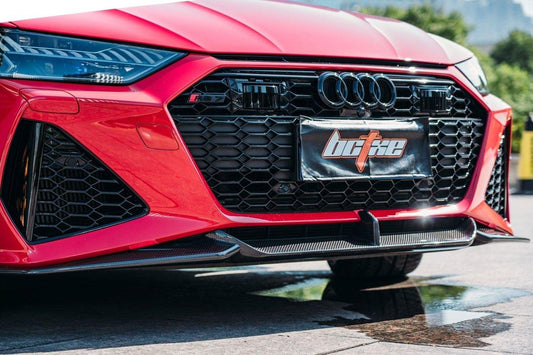 BCTXE Carbon Fiber Front Lip Splitter for Audi RS7 C8 2020-ON - Performance SpeedShop