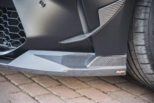 BMW M3 G80 G81 2021 2022 2023 2024 & M4 G82 G83 2021 2022 2023 2024 with Aftermarket Parts - Front Lip Pre-preg Carbon Fiber from BCTXE Tuning