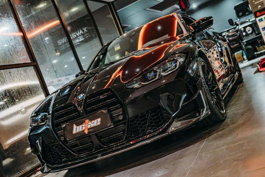 BMW M3 G80 G81 2021 2022 2023 2024 & M4 G82 G83 2021 2022 2023 2024 with Aftermarket Parts - Front Lip Pre-preg Carbon Fiber from BCTXE Tuning