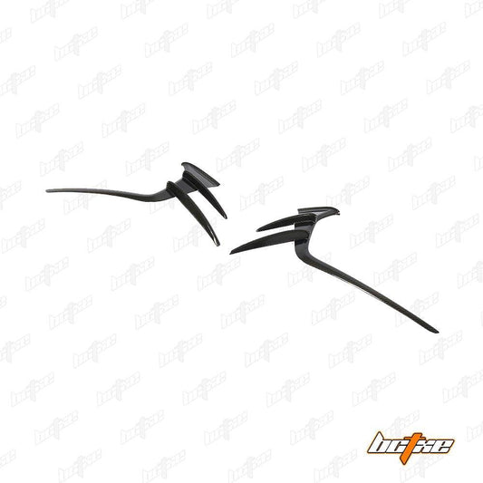 Audi S7 A7 (with s-line bumper, does not base model) C8 2019 2020 2021 2022 2023 2024 with Aftermarket Parts - Front Canards Carbon Fiber from BCTXE Tuning