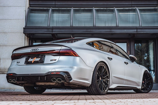Audi RS7 S7 A7 C8 2019 2020 2021 2022 2023 2024 with Aftermarket Parts - V1 Rear Spoiler Carbon Fiber from BCTXE Tuning