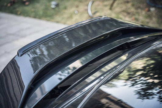 Audi RS7 S7 A7 C8 2019 2020 2021 2022 2023 2024 with Aftermarket Parts - V2 Style Rear Spoiler Carbon Fiber from BCTXE Tuning