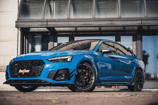 Audi S5 A5 S-line (with s-line bumper, does not base model) B9.5 2020 2021 2022 2023 2024 with Aftermarket Parts - Front Canards Pre-preg Carbon Fiber from BCTXE Tuning