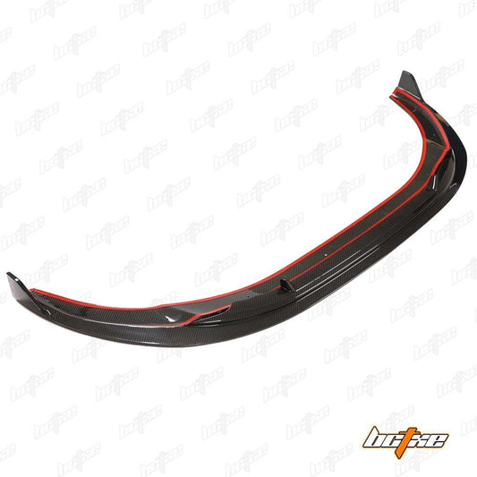 Audi S4 A4 S-line (with S-line bumper, does not fit base model) B9.5 2020 2021 2022 2023 2024 with Aftermarket Parts - V1 Front Lip Pre-preg Carbon Fiber from BCTXE Tuning