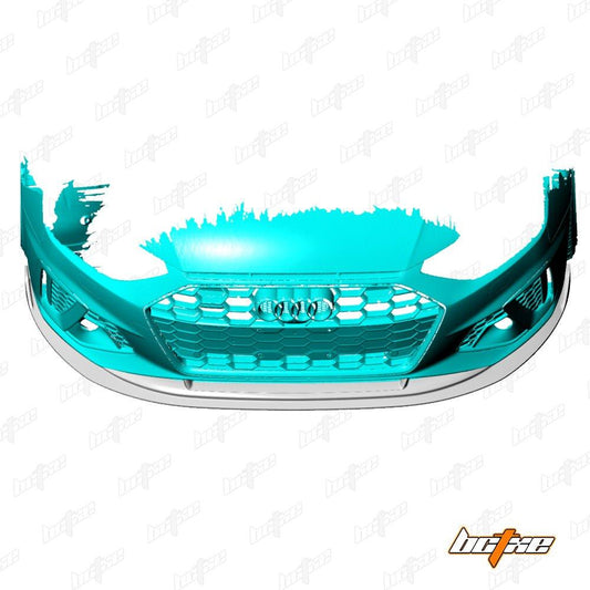 Audi S4 A4 S-line (with S-line bumper, does not fit base model) B9.5 2020 2021 2022 2023 2024 with Aftermarket Parts - V1 Front Lip Pre-preg Carbon Fiber from BCTXE Tuning