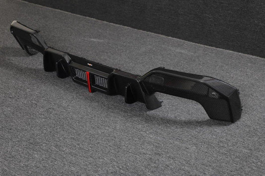 BMW X3 G01 LCI 2022 2023 2024 & X3M X3MC F97 LCI 2022 2023 2024 with Aftermarket Parts - Rear Diffuser Pre-preg Carbon Fiber from BCTXE Tuning