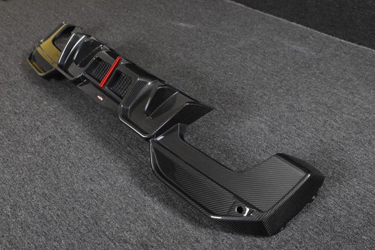 BMW X3 G01 LCI 2022 2023 2024 & X3M X3MC F97 LCI 2022 2023 2024 with Aftermarket Parts - Rear Diffuser Pre-preg Carbon Fiber from BCTXE Tuning