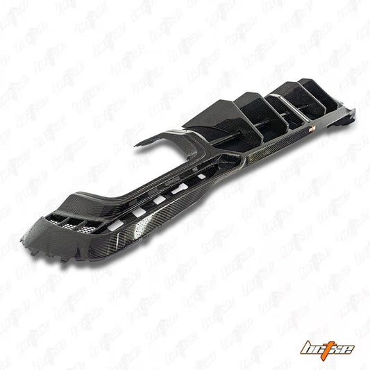 Audi S4 / A4 (with S-line bumper) B9.5 2020 2021 2022 2023 2024 with Aftermarket Parts - V1 Rear Diffuser Pre-preg Carbon Fiber from BCTXE Tuning