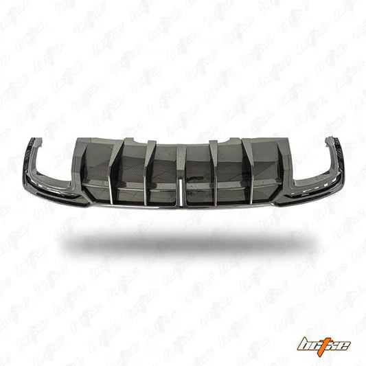 Audi S4 / A4 (with S-line bumper) B9.5 2020 2021 2022 2023 2024 with Aftermarket Parts - V1 Rear Diffuser Pre-preg Carbon Fiber from BCTXE Tuning