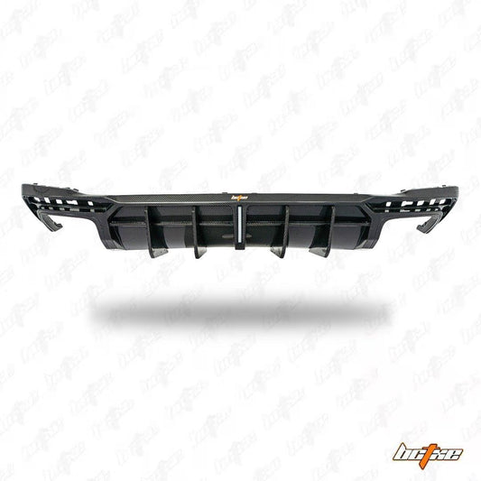 Audi S4 / A4 (with S-line bumper) B9.5 2020 2021 2022 2023 2024 with Aftermarket Parts - V1 Rear Diffuser Pre-preg Carbon Fiber from BCTXE Tuning