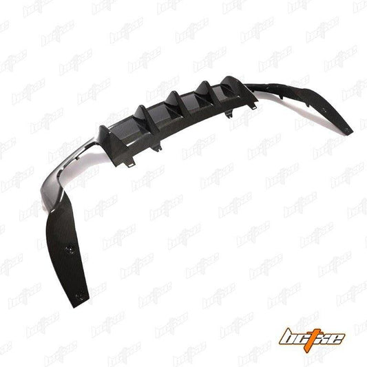 Audi S5 A5 (with s-line bumper, does not base model) B9.5 2020 2021 2022 2023 2024 with Aftermarket Parts - V1 Rear Diffuser Pre-preg Carbon Fiber from BCTXE Tuning