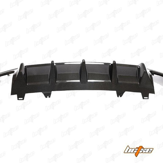 Audi S5 A5 (with s-line bumper, does not base model) B9.5 2020 2021 2022 2023 2024 with Aftermarket Parts - V1 Rear Diffuser Pre-preg Carbon Fiber from BCTXE Tuning