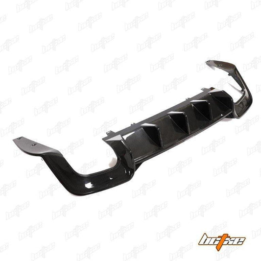 Audi S5 A5 (with s-line bumper, does not base model) B9.5 2020 2021 2022 2023 2024 with Aftermarket Parts - V1 Rear Diffuser Pre-preg Carbon Fiber from BCTXE Tuning